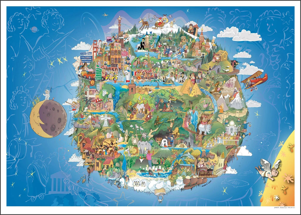 Jordens födelse - Hur illustrationen kom till